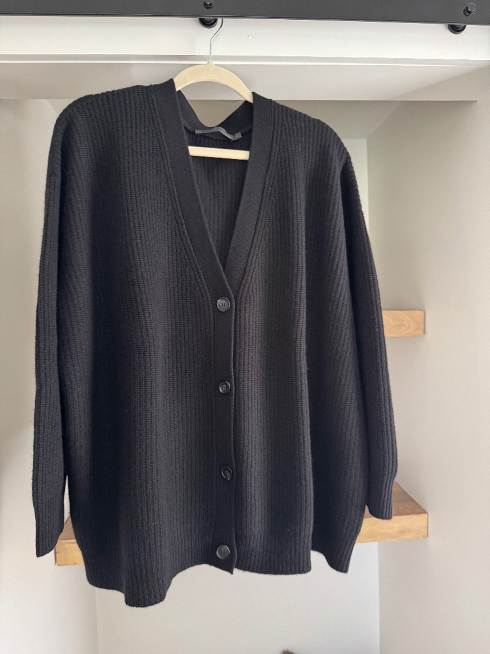 Jenni Kayne Cashmere Cocoon Cardigan - Black - M